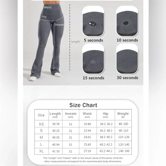 Amazon Women's Black Flare Pants - Picture 4 of 4